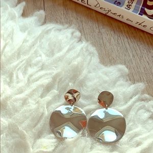 Ippolita Wavy Sterling Silver disk earrings